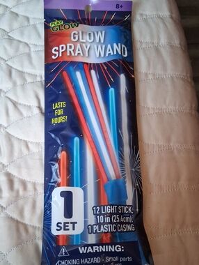 Glow Spray Wand — Red, Blue, White Light Sticks